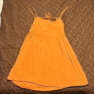 Wild Fable Orange Sleeveless Spaghetti Strap Sundress